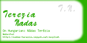 terezia nadas business card